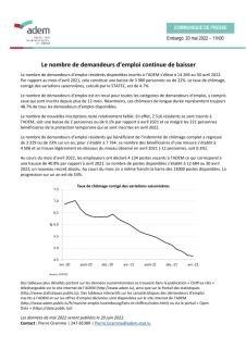 Communiqué de presse - chiffres-clés ADEM - Avril 2022_FR