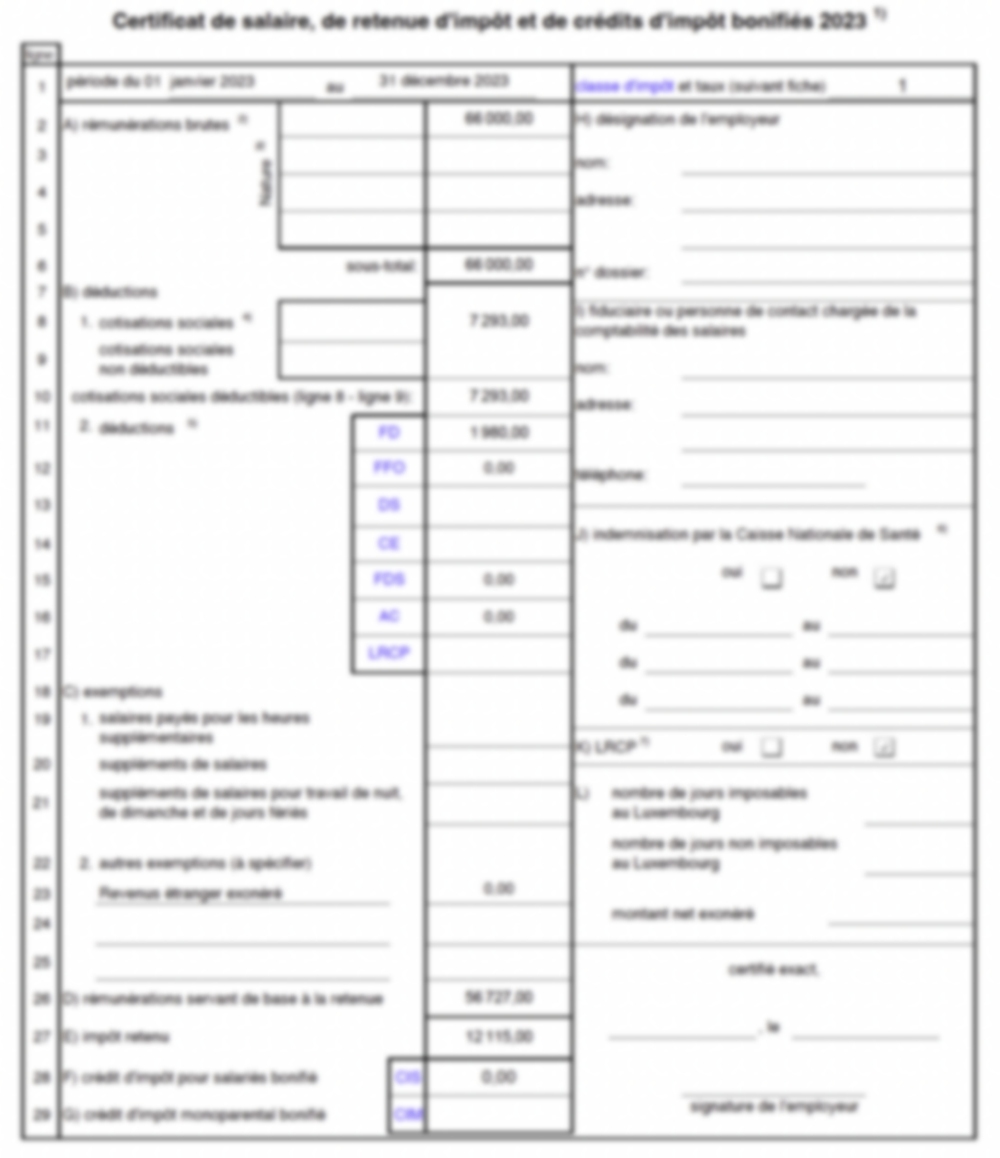 Informations sur les certificats de rémunération 2023 - Dernières ...