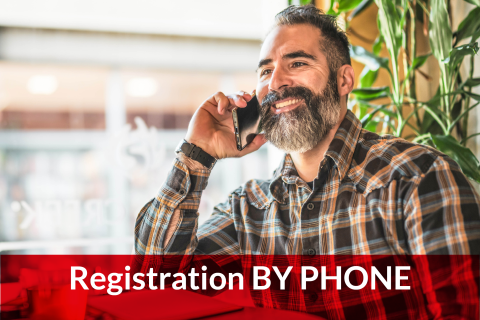 Registration by phone