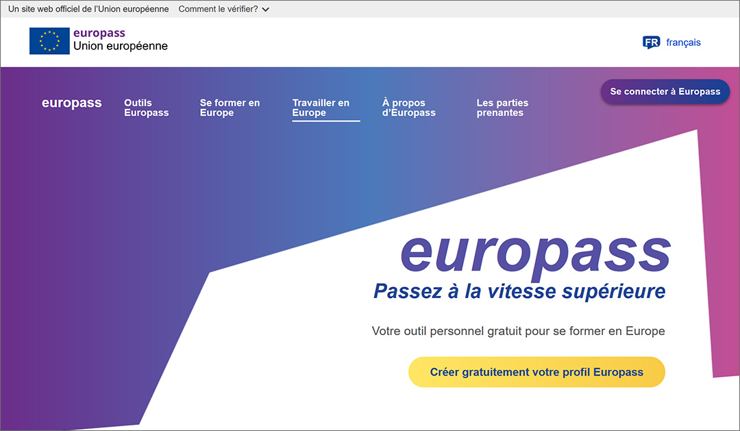 vers le site Europapass